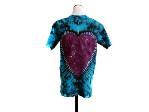 Purple Heartbeat Tie-Dye T-Shirt